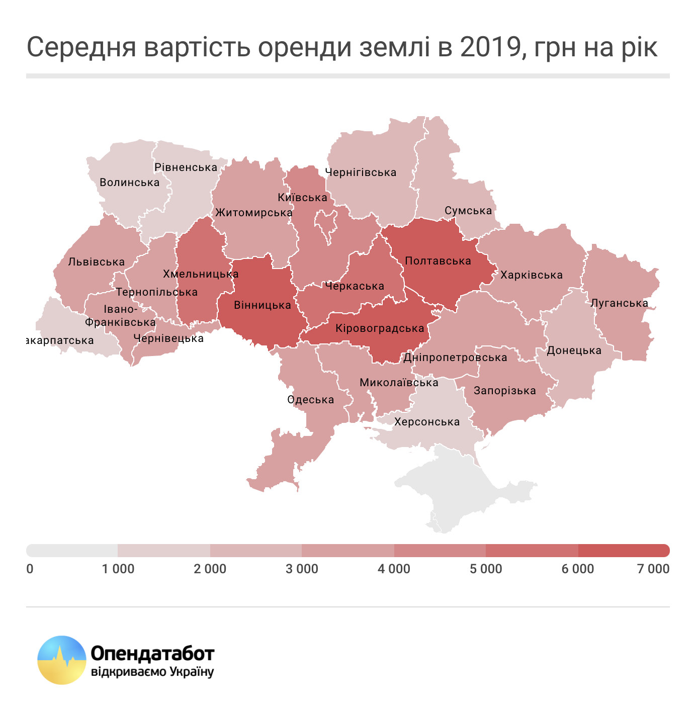 Оренда землі не дорожчає